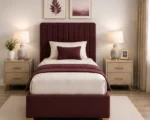 Rich Chocolate Divan Bed – 3ft -  90 × 190 cm with Mattress Included