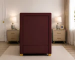 Rich Chocolate Divan Bed – 3ft -  90 × 190 cm with Mattress Included - Image 4