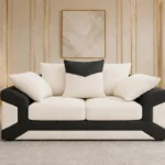 Off White 2 Seater Dino Sofa - Modern New 2 Seater Sofa
