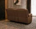 Roma 3 Seater Recliner Sofa Walnut - Luxury 3 Seater Reclining Sofa - Image 3