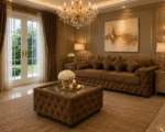 Luxury Oak 3 Seater Sofa – Classic Style Meets Everyday Comfort - Image 2