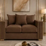 Modern 2 Seater Sofa – Luxury Upholstered Living Room Sofa