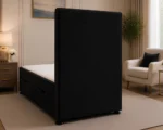 Single Ottoman Divan Style Bed with Mattress - Elegant Single Ottoman Storage Bed - Image 4