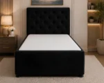 Single Ottoman Divan Style Bed with Mattress - Elegant Single Ottoman Storage Bed - Image 2