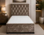 Single Ottoman Bed 90 × 190 cm with Mattress - Single Lift Storage Bed with Mattress - Image 2