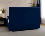 Royal Blue Florida King Bed Frame – 5ft 180 × 200 cm with Premium Mattress - Image 3