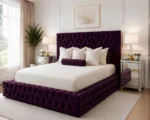 Imperial Purple Ambassador –6ft Super King Bed with Mattress - Image 2