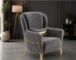 ALTUS Turkish Sofa  – Luxury Plush Velvet Modern Sofa for Living Room - Image 4