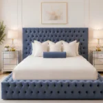 Ocean Blue Grandeur – Premium Super King Ambassador Bed with mattress