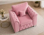 Elegant Chesterfield 1 Seater Sofa Regal Tufted 1 Seater Sofa - Image 3