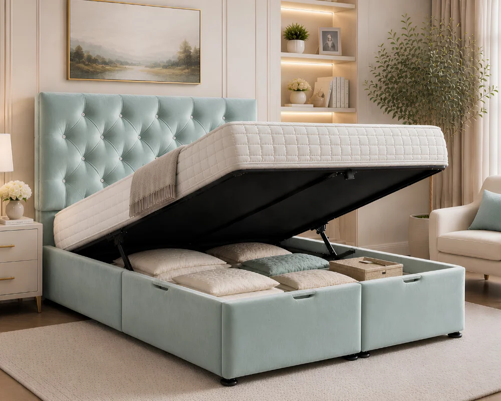 Ottoman storage bed