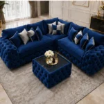 Modern Ashton Fabric Corner Sofa – Premium Luxury Sectional Living Room Couch