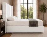 Luxury Double Size Ottoman Bed with Mattress - 160 × 200 cm Double Gas Lift Storage Bed - Image 3