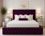 Imperial Purple Ambassador –6ft Super King Bed with Mattress