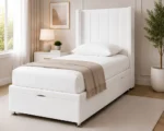 Single Space Saving Ottoman Bed - Single Lift Up Ottoman Bed with Mattress - Image 2