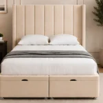 Double Storage Ottoman Bed with Mattress - 160 × 200 cm Ottoman Storage Bed