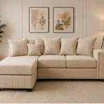Luxury L-Shaped Sectional Sofa with Chaise – Modern Living Room Sofa