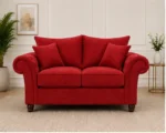 Regal Chesterfield 2-Seater Sofa – Luxury Tufted Fabric Lounge - Image 2