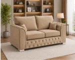 Elegant 2 Seater Sofa – Stylish Living Room Furniture Luxury Chesterfield Style 2 Seater Sofa - Image 3