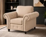 Oakland Sofa – Luxury Curved Armchair Design - Premium Comfort & Elegant Finish - Image 3