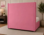 Pink Super King Size Bed – Premium 200×200cm Ottoman Frame with Mattress - Image 4