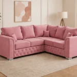 Elegant L-Shaped Camel Sofa – Luxury Corner Seating for Living Room -  Malibu Sofa L-Shape