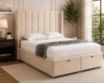 Super King Size Ottoman Storage Bed - Super King Ottoman Bed with Mattress 200 × 200 cm
