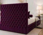 Imperial Purple Ambassador –6ft Super King Bed with Mattress - Image 4