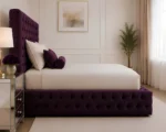 Imperial Purple Ambassador –6ft Super King Bed with Mattress - Image 3