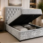Single Ottoman Storage Bed 90 × 190 cm - Single Ottoman Bed with Mattress