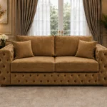 Luxury Ashton 2-Seater Sofa – Elegant Tufted Contemporary Couch
