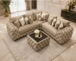Modern Ashton Corner Sofa – Premium L-Shaped Tufted Luxury Couch