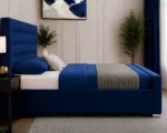 Royal Blue Florida King Bed Frame – 5ft 180 × 200 cm with Premium Mattress - Image 5