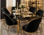 Elegant Dining Table with 6 Chairs Set – Beautiful Dining Furniture for a Comfortable and Modern Dining Space