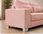 Modern pink Comfort Sofa Set – Contemporary 3+2 Seater Sofa for Living Room - Image 3