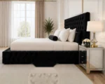 Classic Black Ambassador King Bed with mattress – Luxury 5ft King Size - Image 3