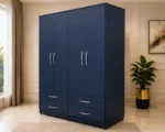 Luxury 4 Door 4 Drawer Wardrobe – Large Bedroom Storage Cabinet for Clothes, Accessories and Essentials - Image 5