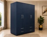Luxury 4 Door 4 Drawer Wardrobe – Large Bedroom Storage Cabinet for Clothes, Accessories and Essentials - Image 2