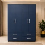 Luxury 4 Door 4 Drawer Wardrobe – Large Bedroom Storage Cabinet for Clothes, Accessories and Essentials