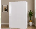 White 3 Door Wardrobe – 3 Door Wardrobe with 2 Mirrors & 2 Drawers - Image 4